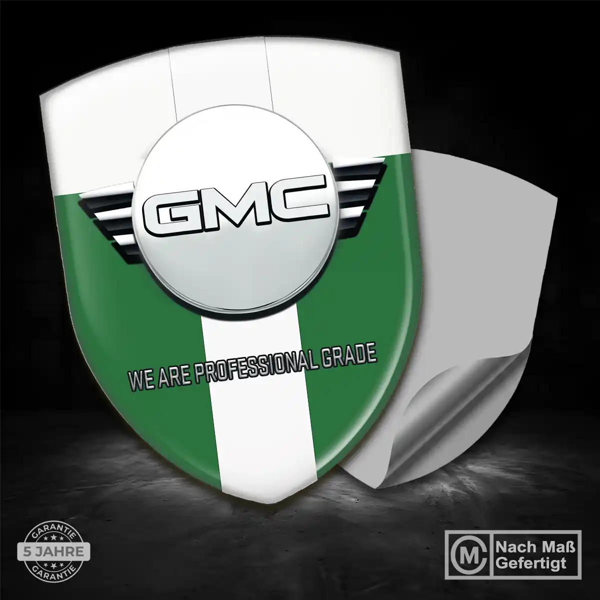 GMC Aufkleber 3D Gel Wappen Elegantes Design