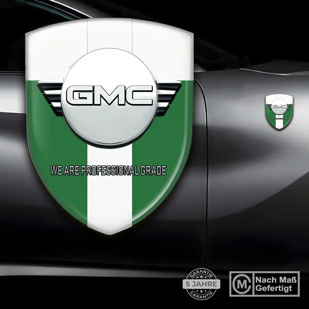GMC Aufkleber 3D Gel Wappen Elegantes Design