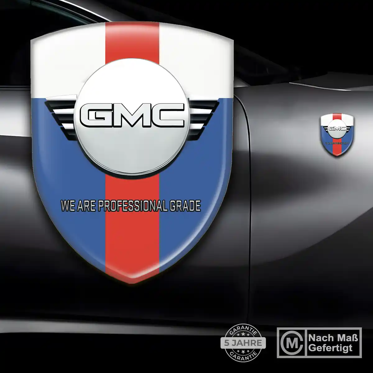 GMC Aufkleber 3D Gel Wappen Exterieurdesign