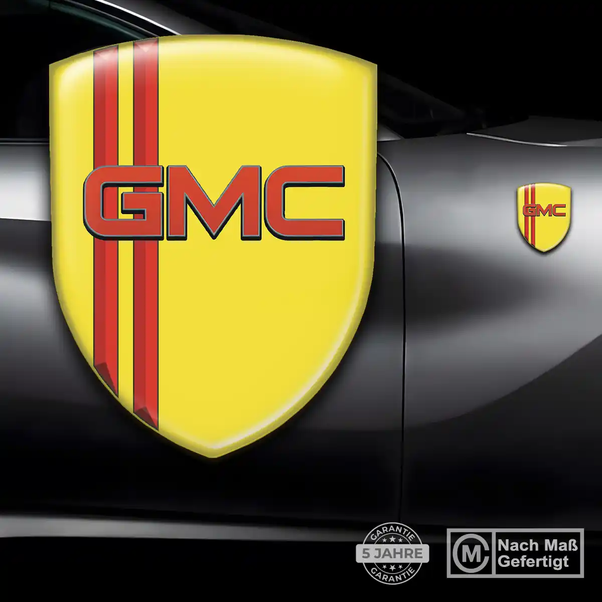 GMC Aufkleber 3D Gel Wappen Hohe Qualität