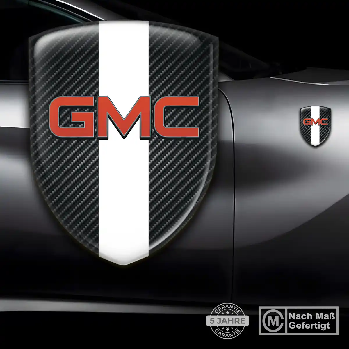 GMC Aufkleber 3D Gel Wappen Stilvolles Design