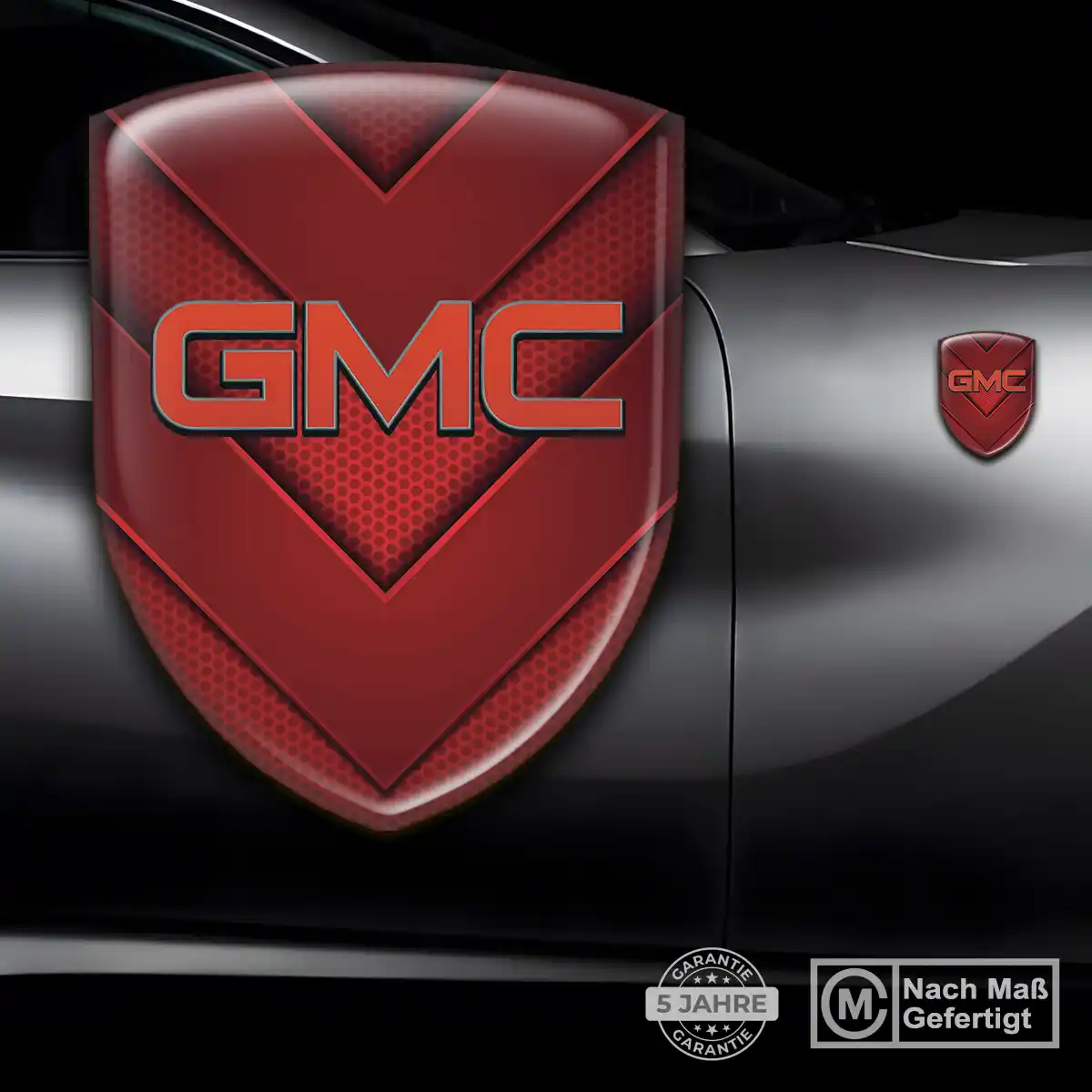 GMC Aufkleber 3D Gel Wappen Tuningfahrzeug