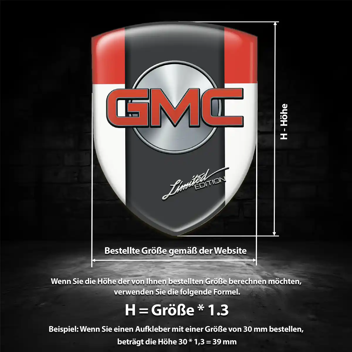 GMC Aufkleber Auto Hohe Qualität