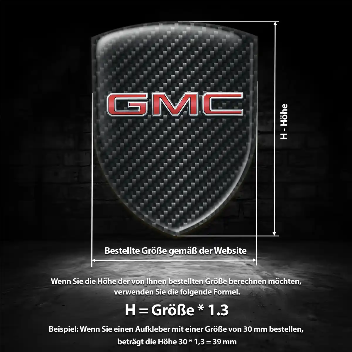 GMC Aufkleber Auto Stilvolles Design