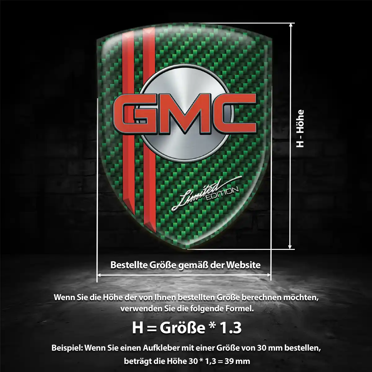 GMC Aufkleber Emblem Auto Hohe Qualität