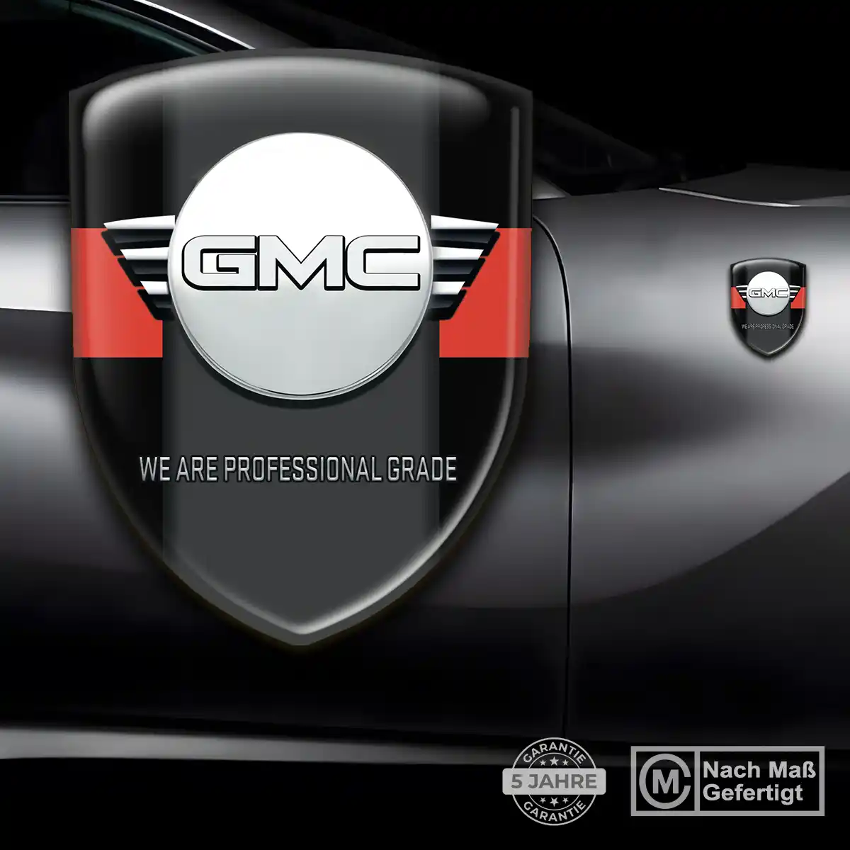 GMC Aufkleber Emblem Exterieurdesign