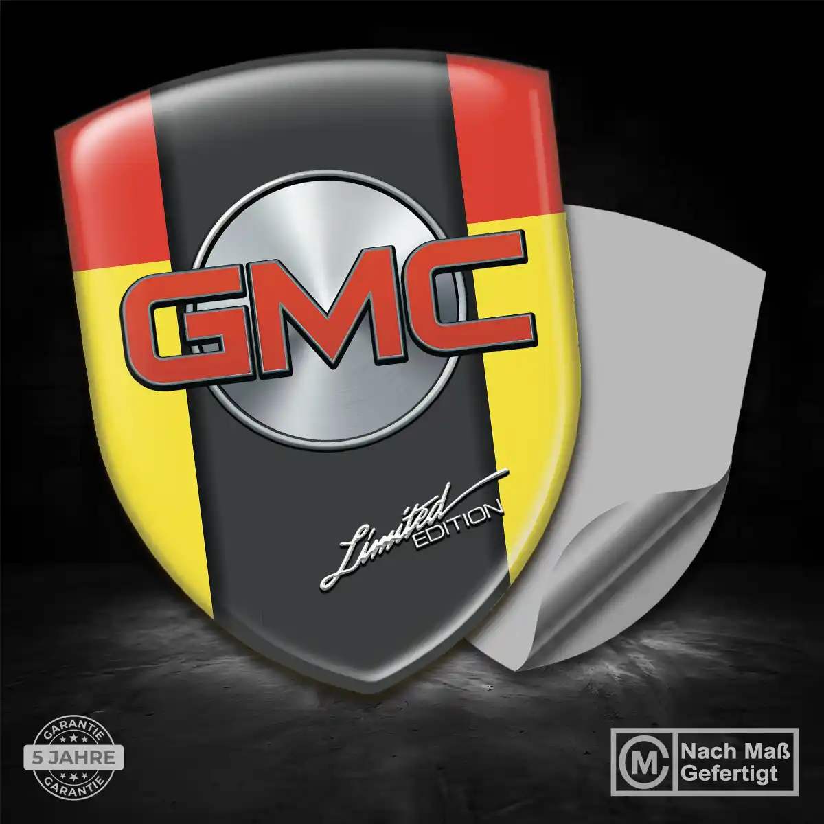 GMC Aufkleber Emblem Limitierte Auflage