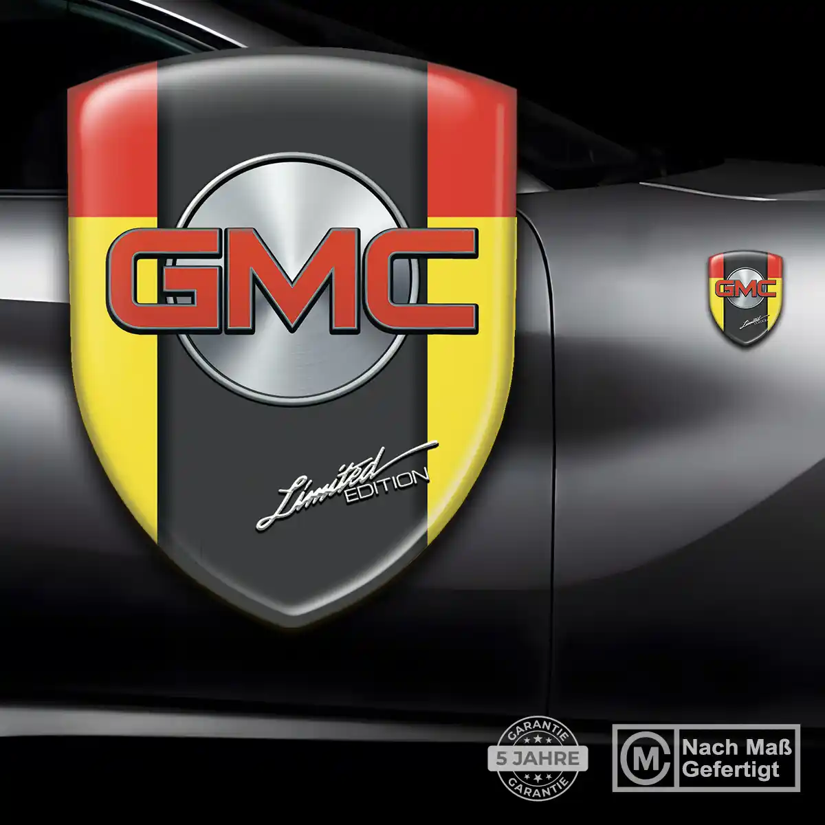 GMC Aufkleber Emblem Limitierte Auflage