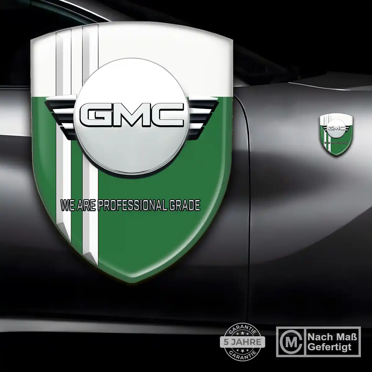 GMC Aufkleber Emblem Premiumqualität