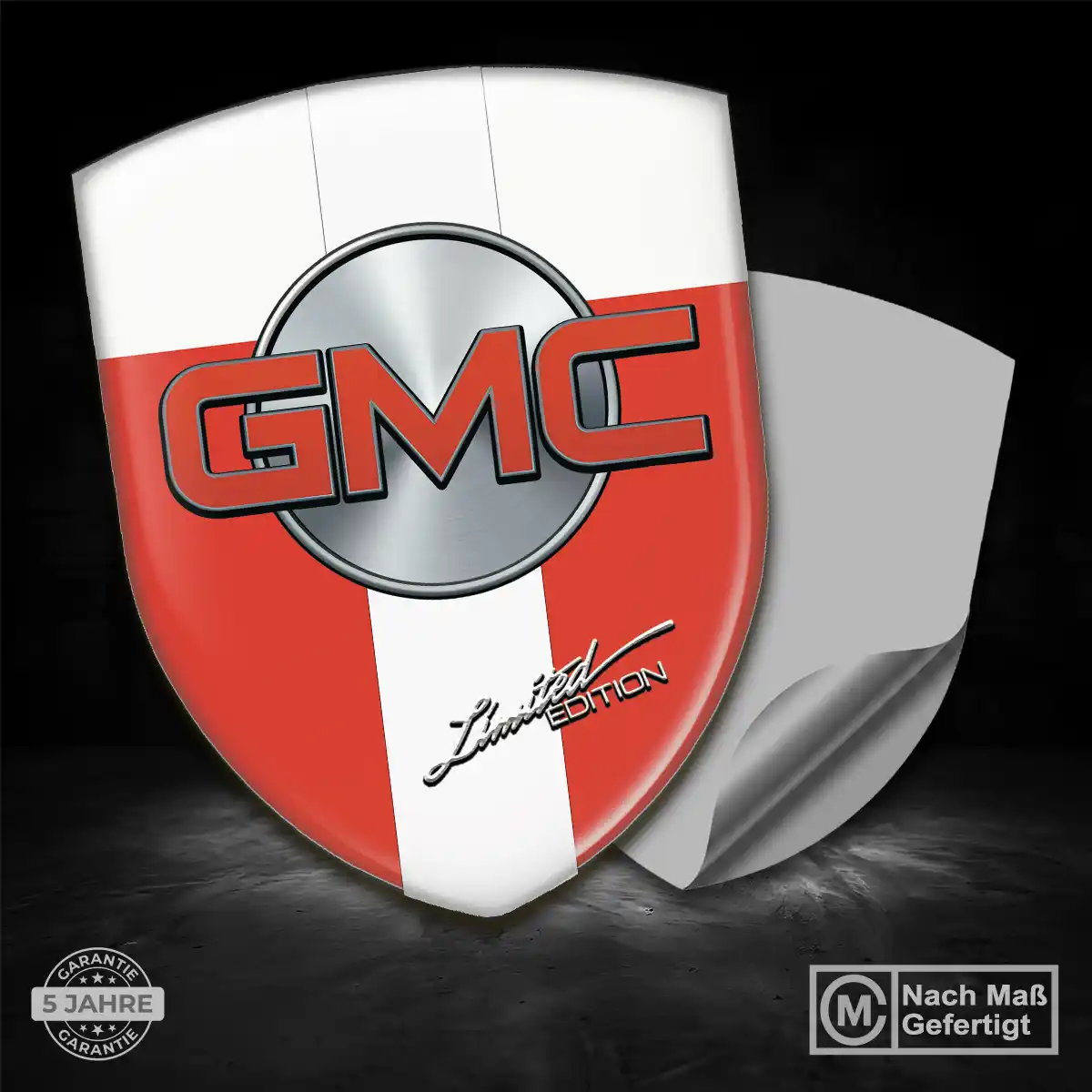 GMC Aufkleber Emblem Wappen Auto Interieurdesign