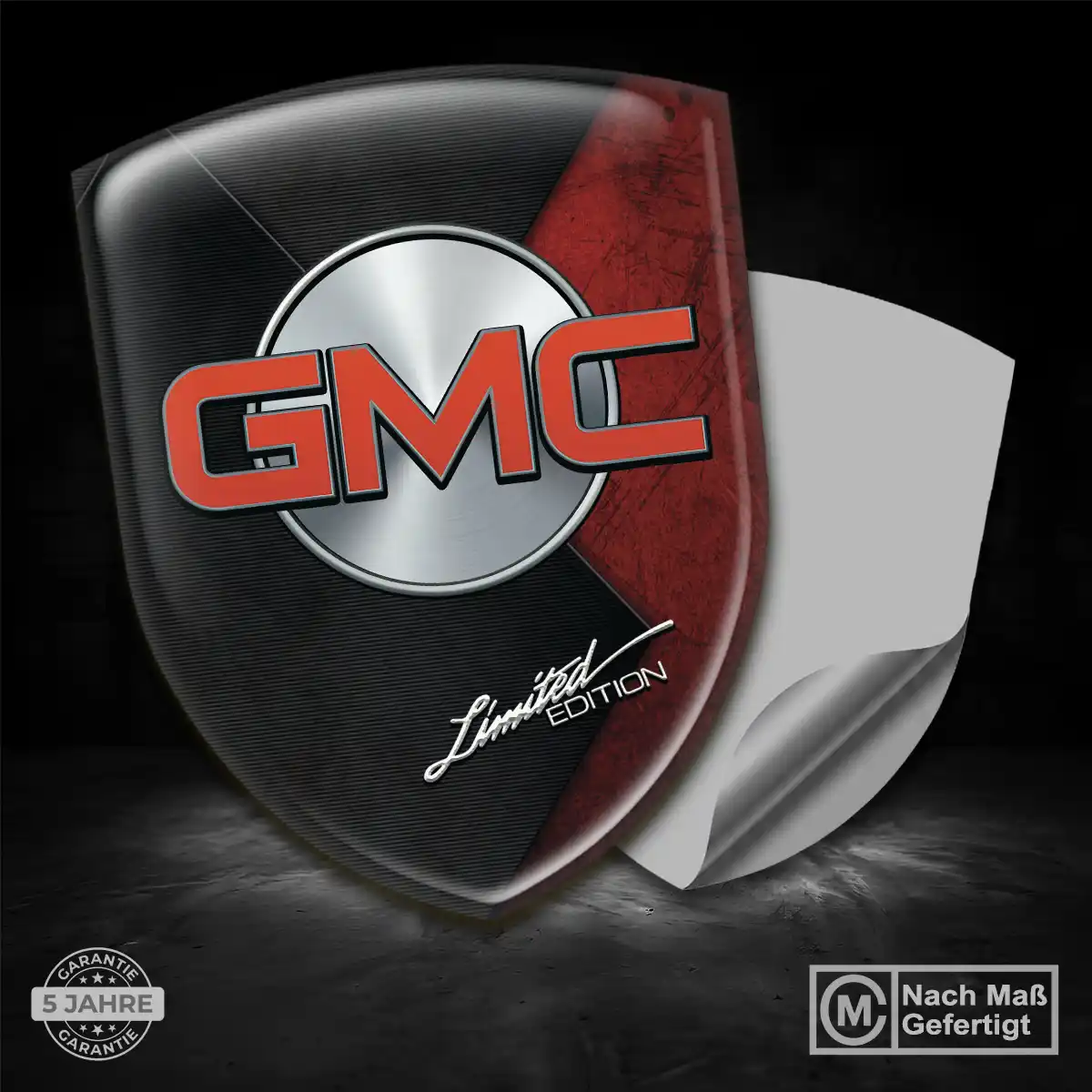 GMC Aufkleber Emblem Wappen Auto Premiumqualität