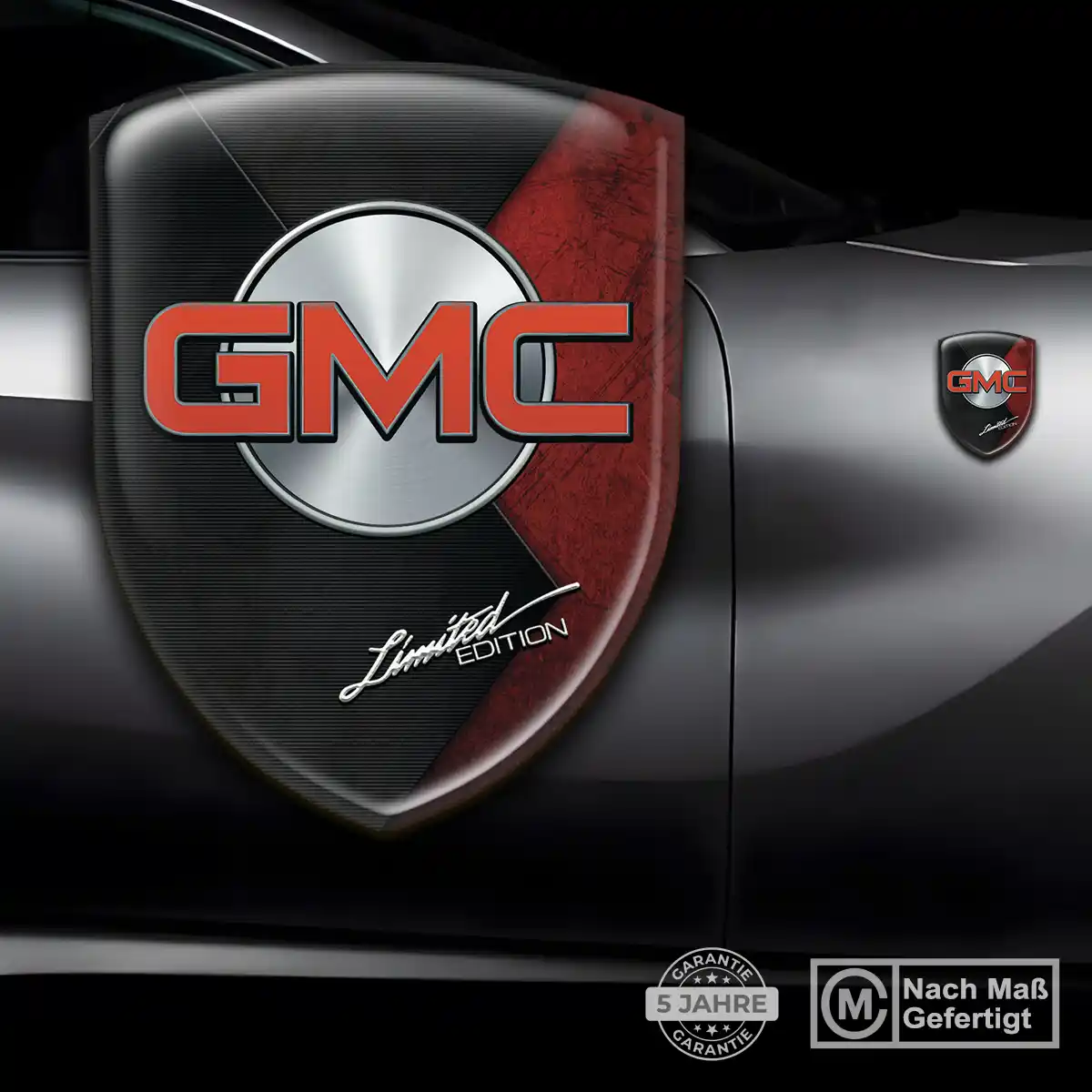 GMC Aufkleber Emblem Wappen Auto Premiumqualität