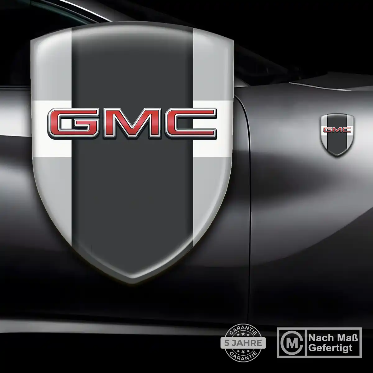 GMC Aufkleber Emblem Wappen Edles Design