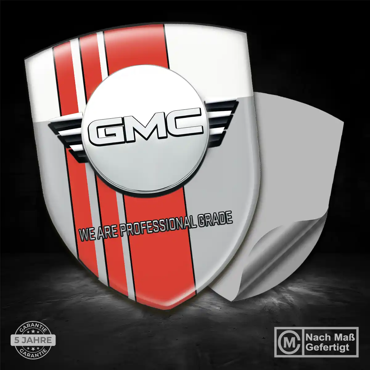 GMC Aufkleber Emblem Wappen Elegantes Design