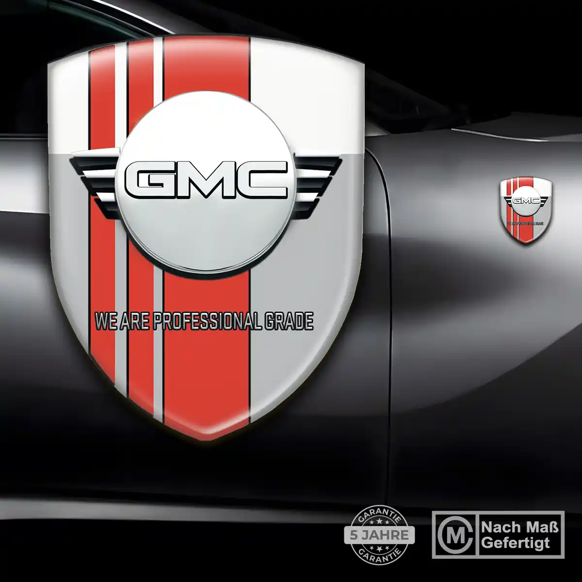 GMC Aufkleber Emblem Wappen Elegantes Design
