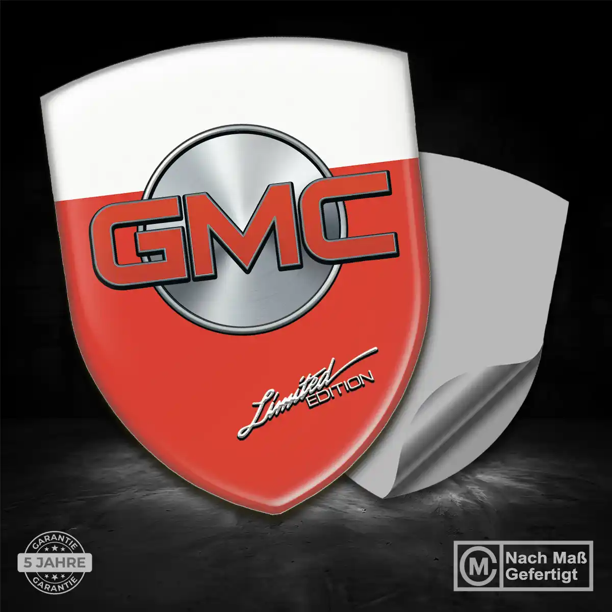 GMC Aufkleber Emblem Wappen Exterieurdesign