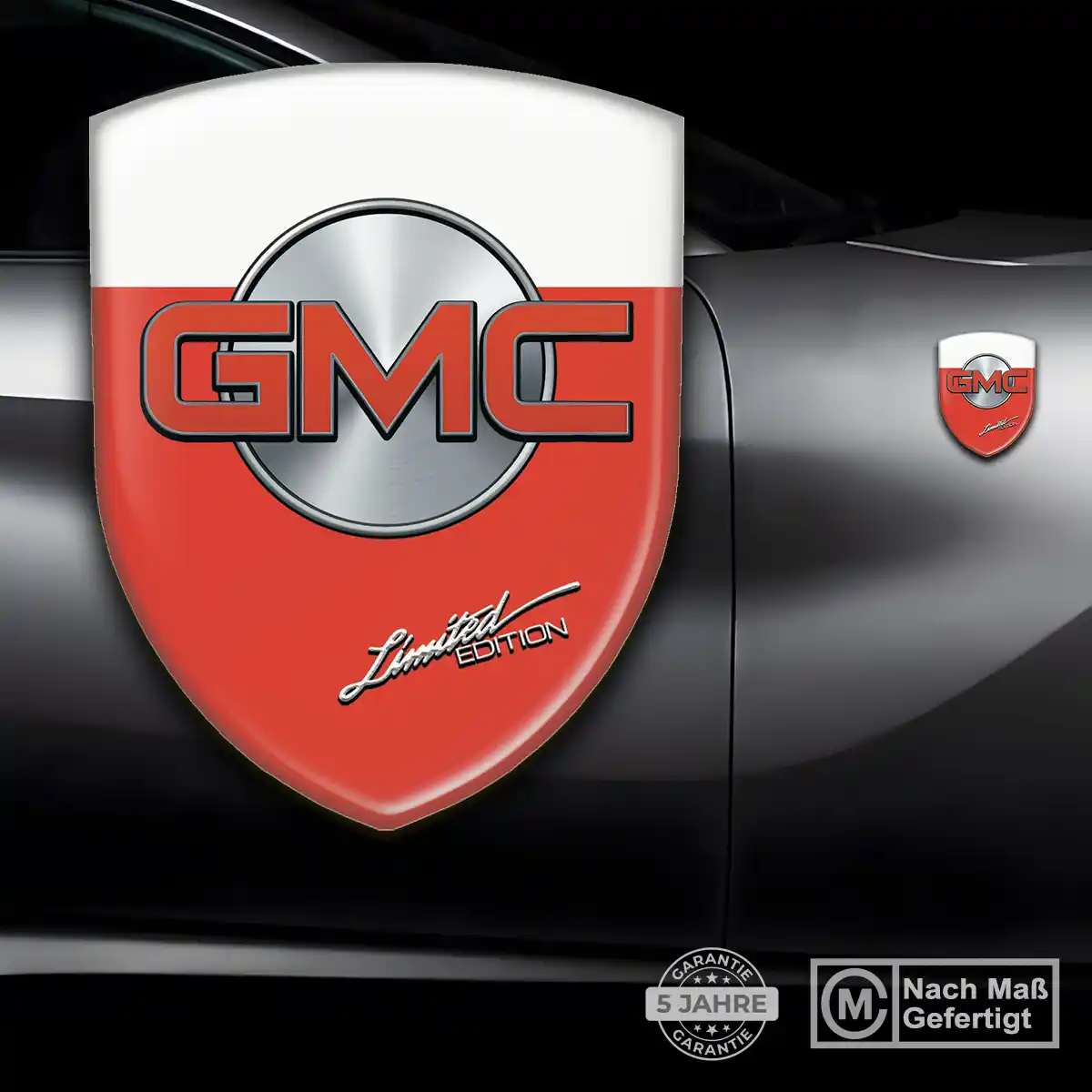 GMC Aufkleber Emblem Wappen Exterieurdesign