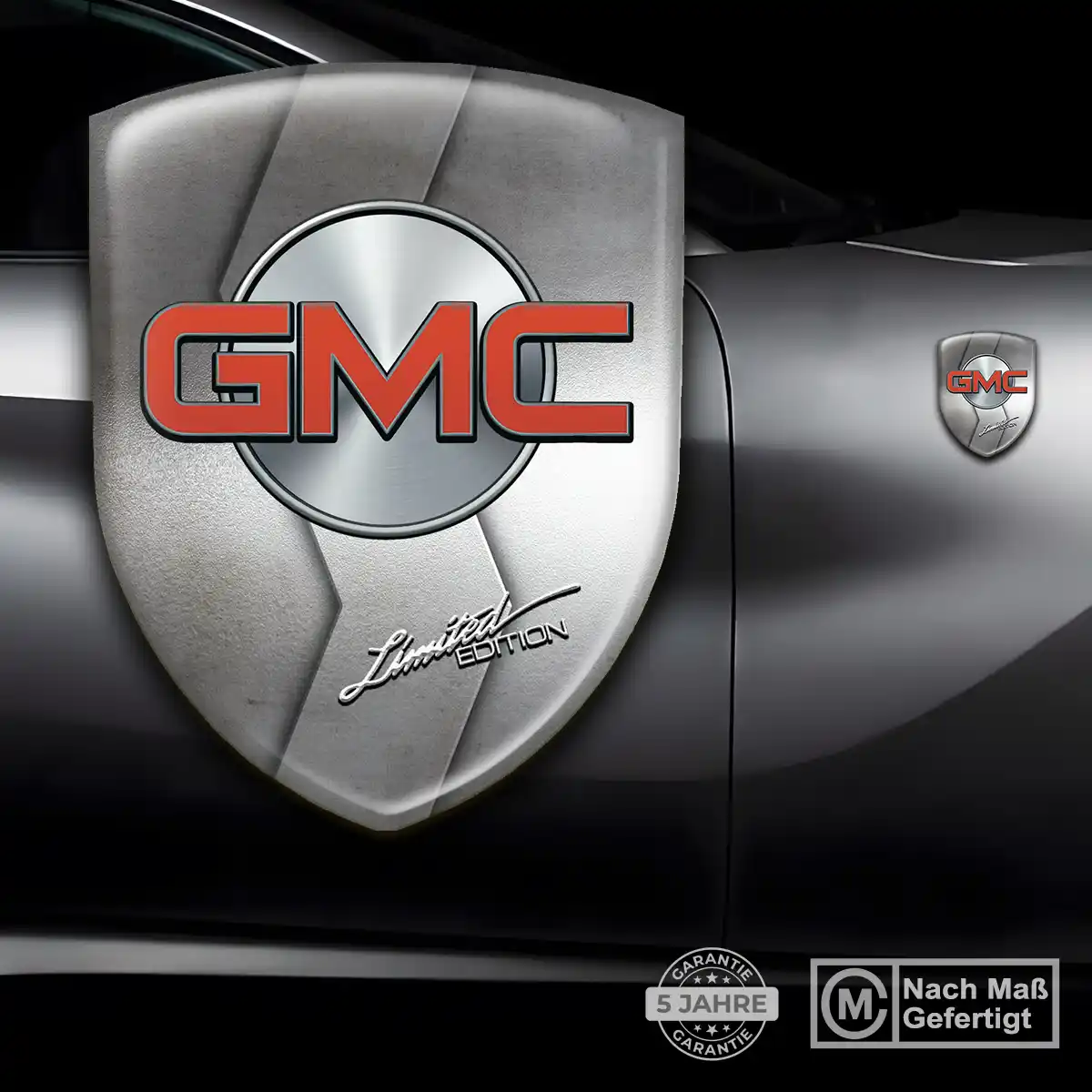 GMC Aufkleber Emblem Wappen Limitierte Auflage