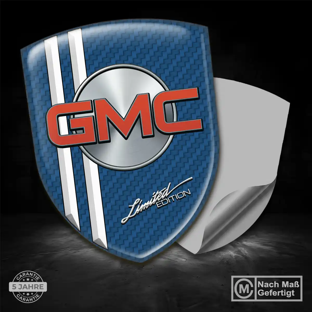 GMC Aufkleber Emblem Wappen Premium-Edition