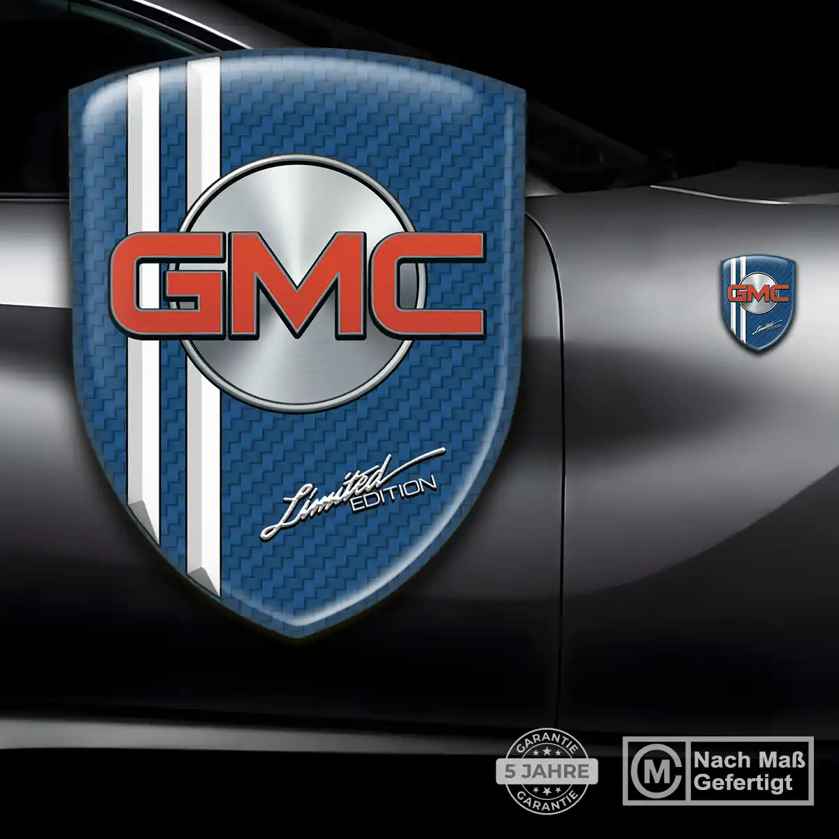 GMC Aufkleber Emblem Wappen Premium-Edition