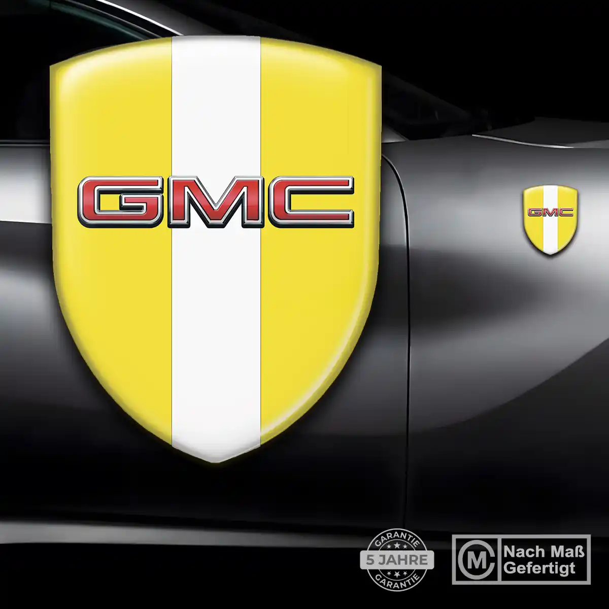 GMC Aufkleber Emblem Wappen Premiumqualität