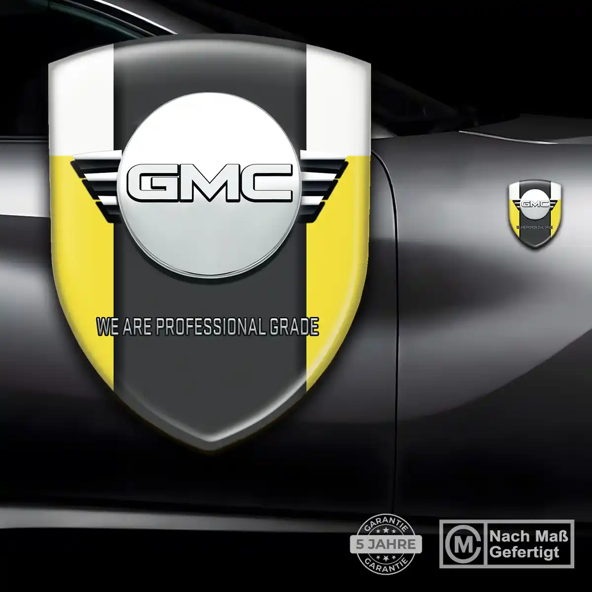 GMC Aufkleber Emblem Wappen Tuningfahrzeug