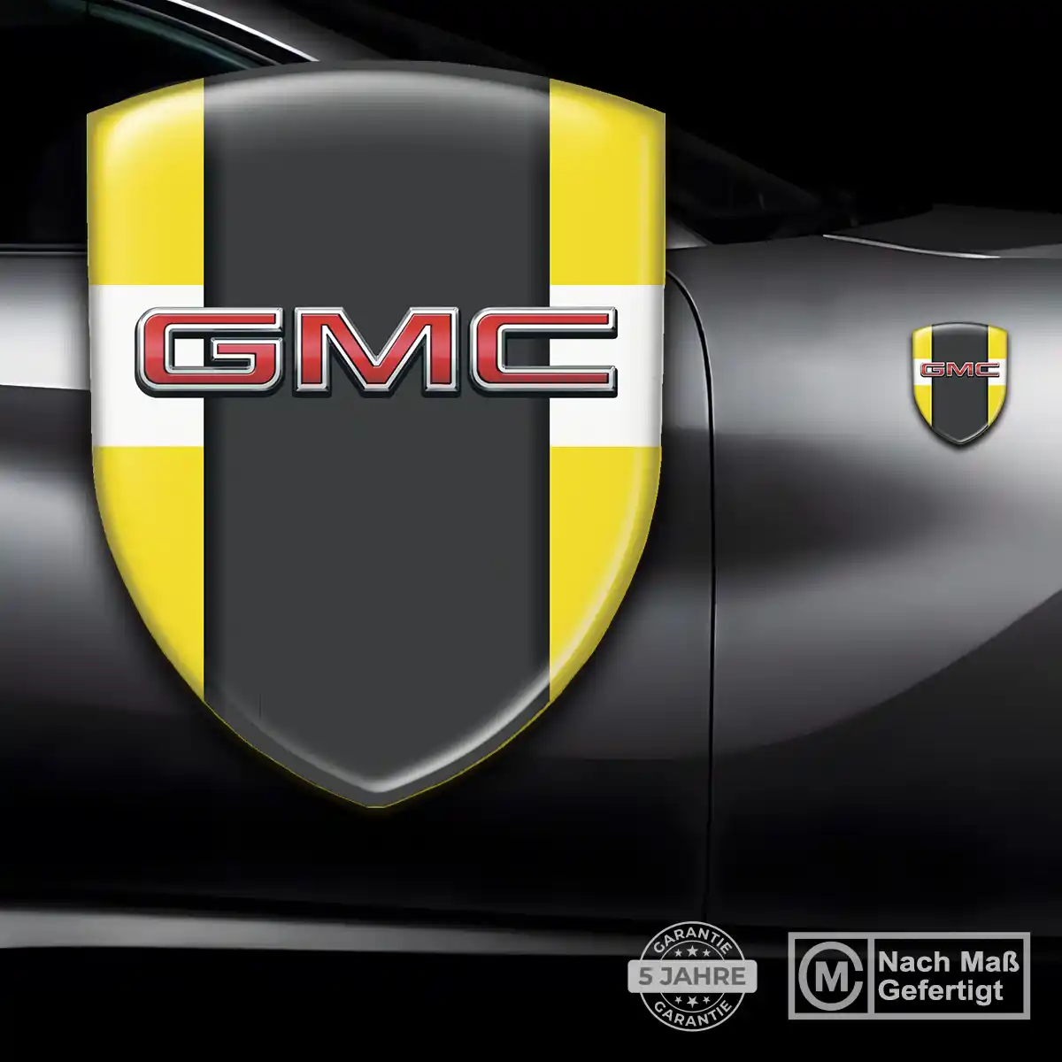 GMC Aufkleber Embleme Silikon Auto Elegantes Design