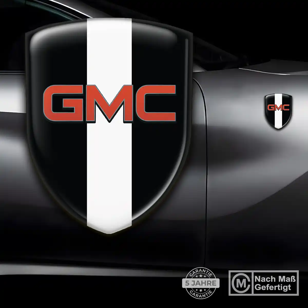 GMC Aufkleber Embleme Silikon Auto Hochwertiges Harz