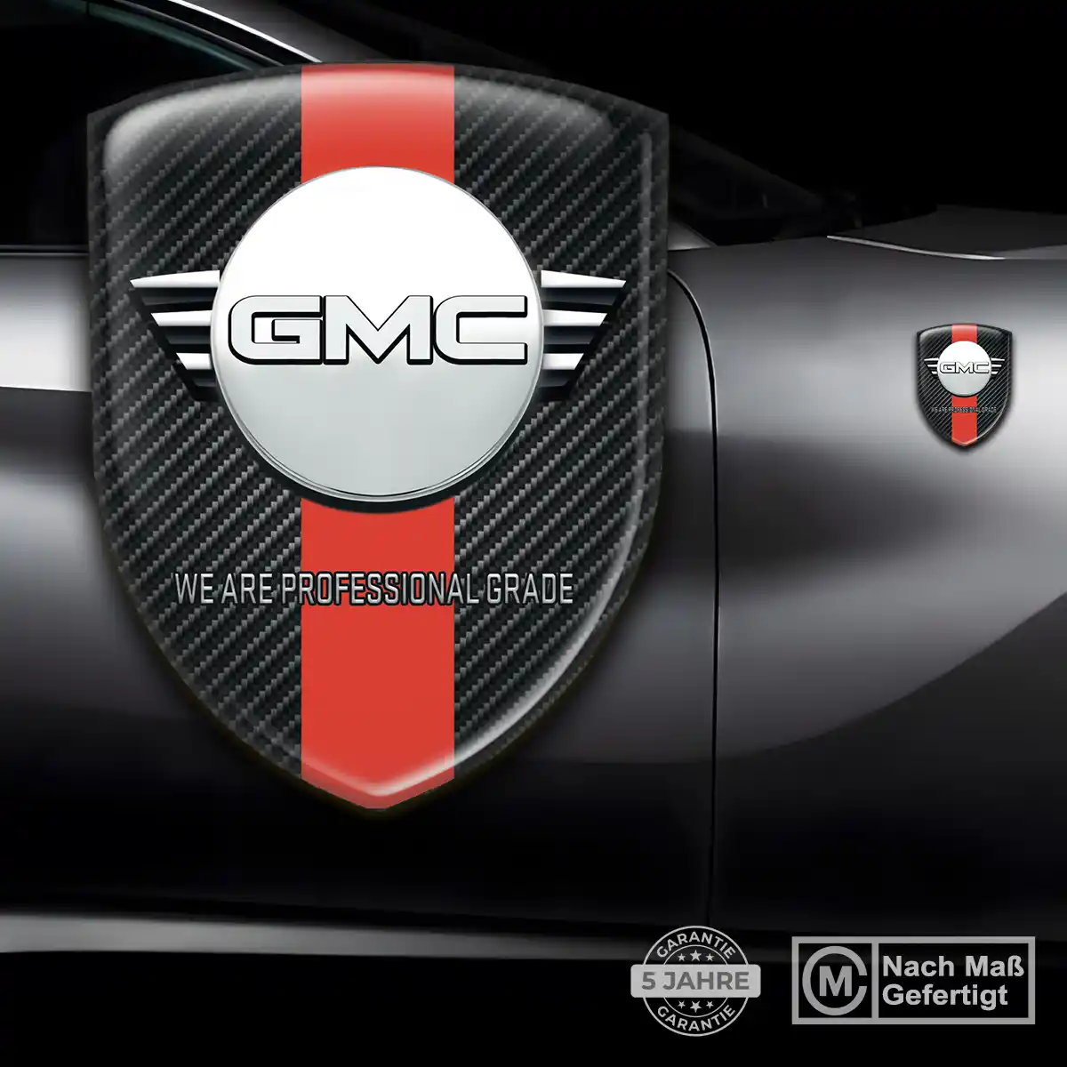 GMC Aufkleber Embleme Silikon Auto Interieurdesign