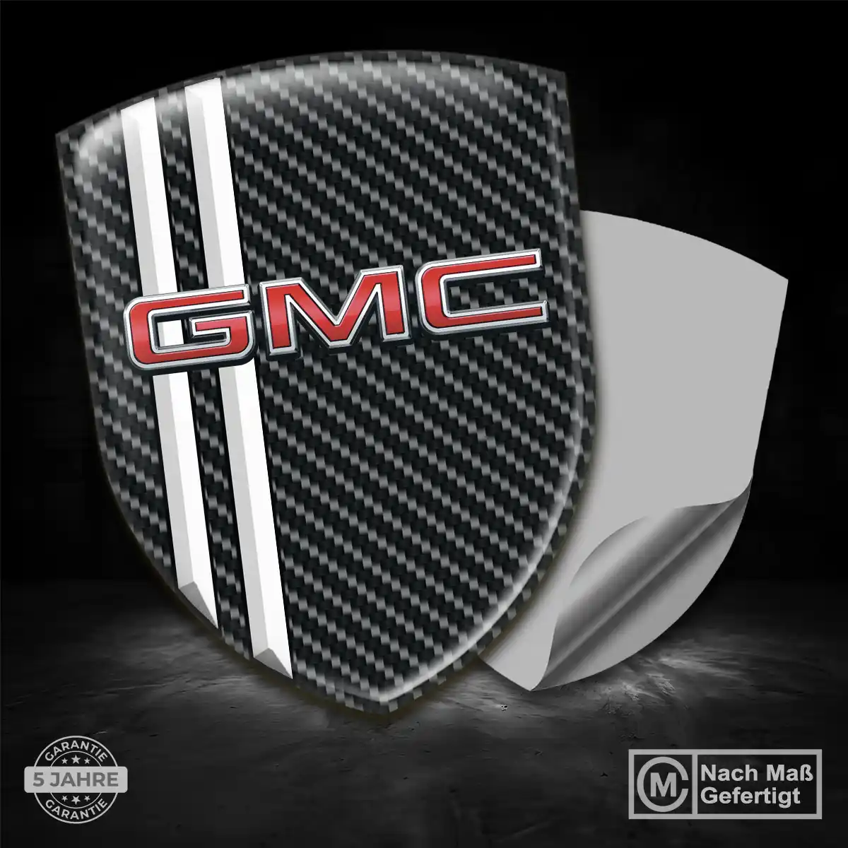 GMC Aufkleber Embleme Silikon Auto Premiumqualität