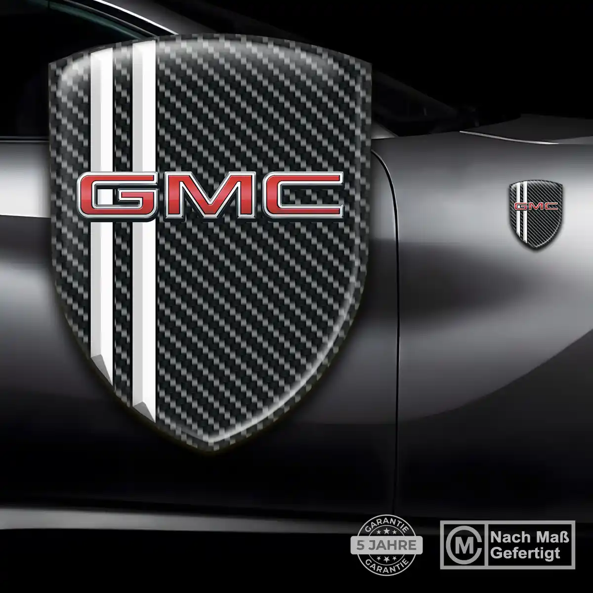GMC Aufkleber Embleme Silikon Auto Premiumqualität