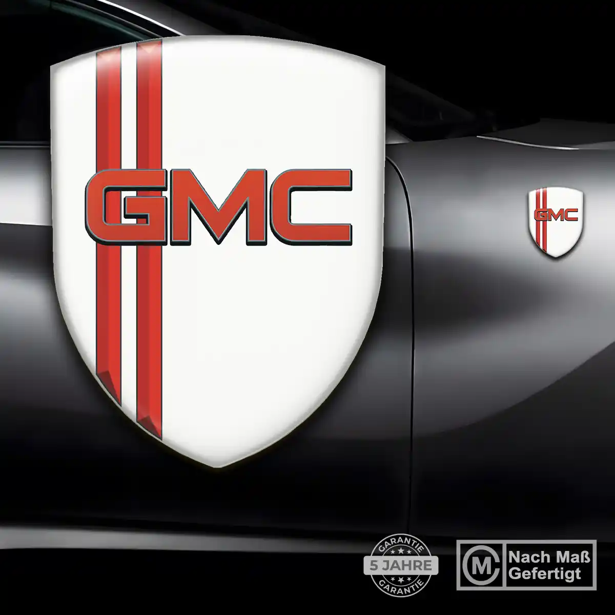 GMC Aufkleber Embleme Silikon Auto Stilvolles Design