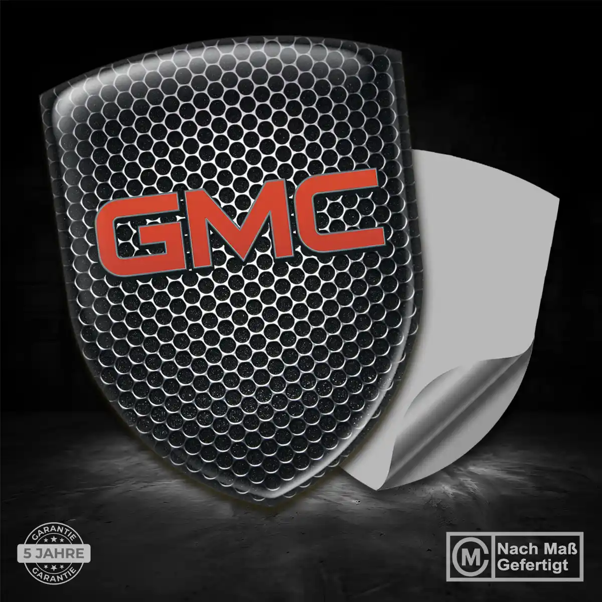 GMC Aufkleber Embleme Silikon Elegantes Design