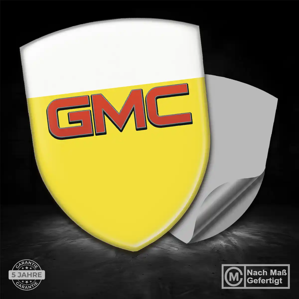 GMC Aufkleber Embleme Silikon Exterieurdesign