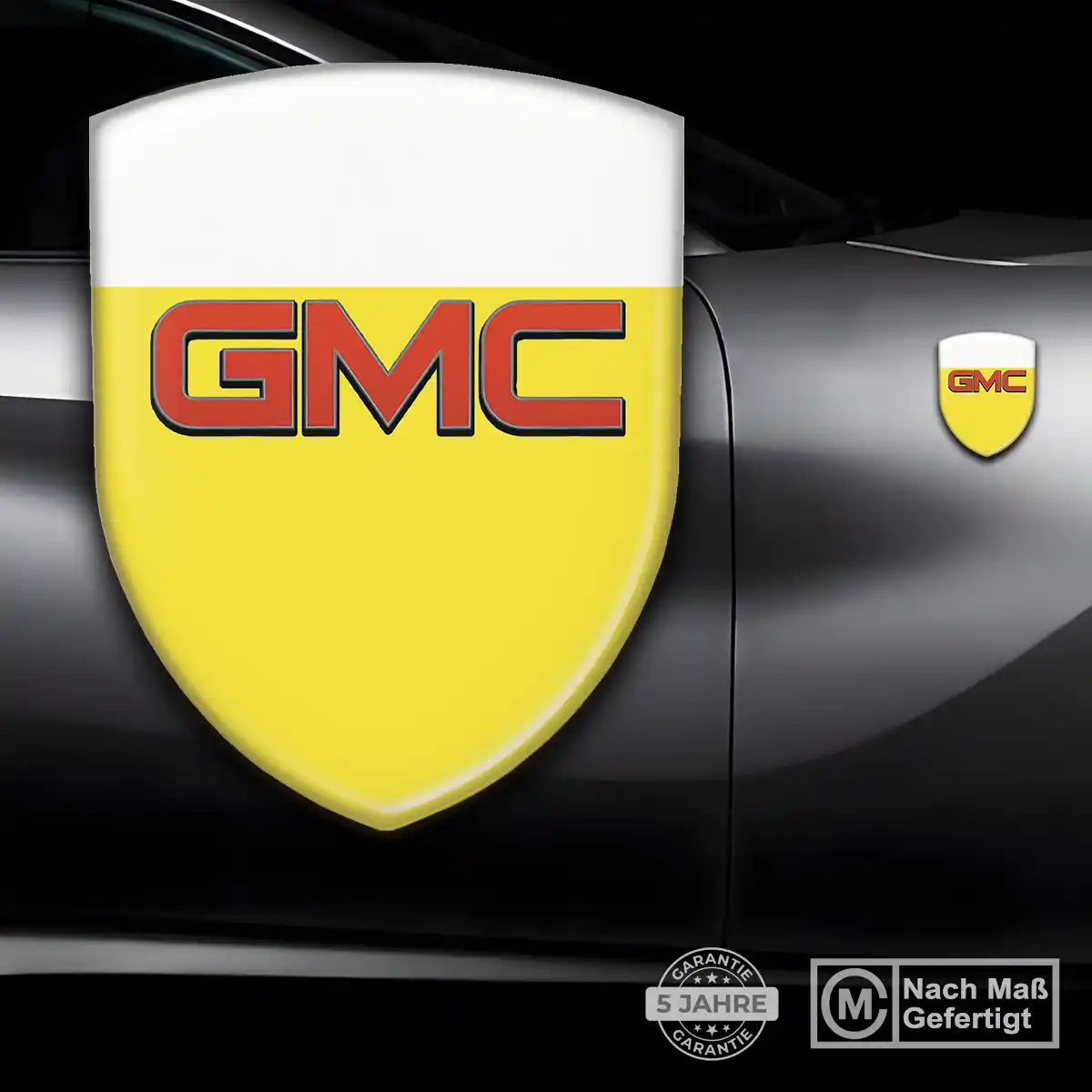 GMC Aufkleber Embleme Silikon Exterieurdesign