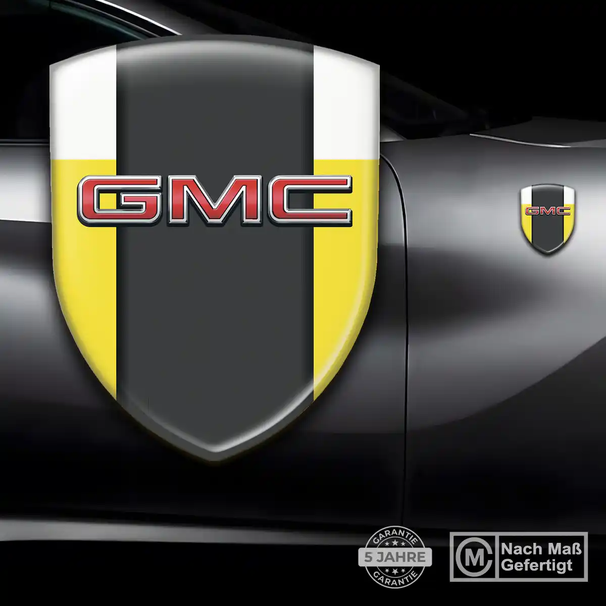 GMC Aufkleber Embleme Silikon Limitierte Auflage