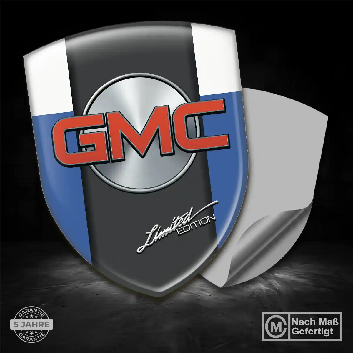 GMC Aufkleber Embleme Silikon Luxus-Edition