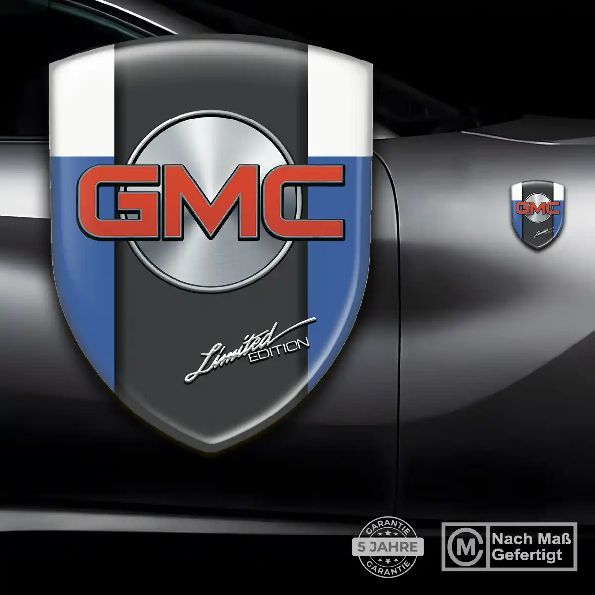 GMC Aufkleber Embleme Silikon Luxus-Edition