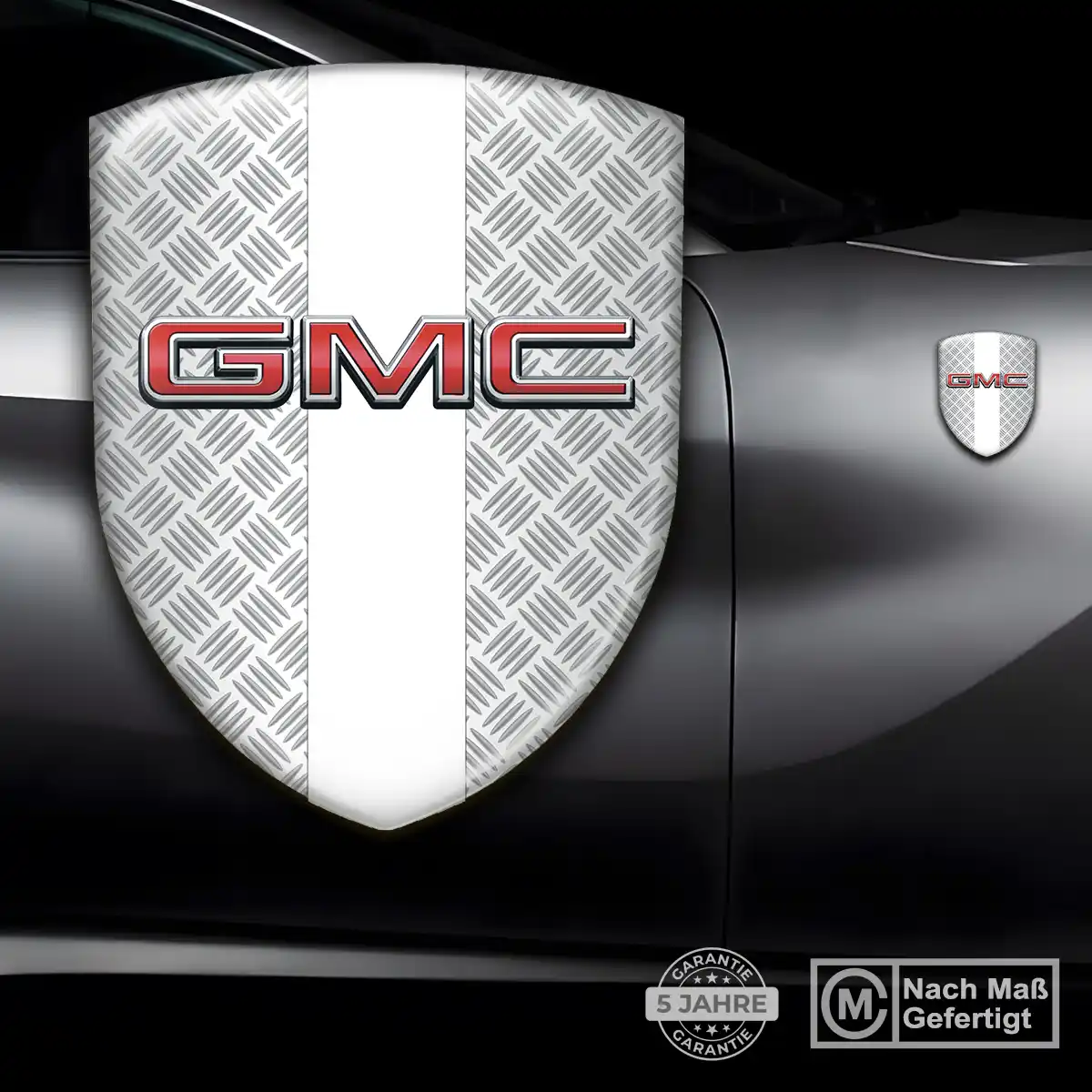 GMC Aufkleber Embleme Silikon Markenedition