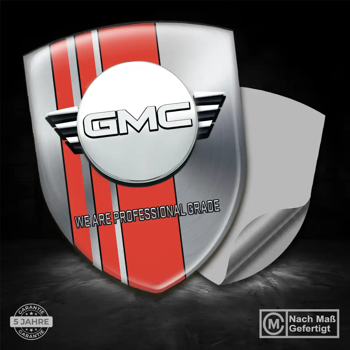 GMC Aufkleber Embleme Silikon Premium-Edition