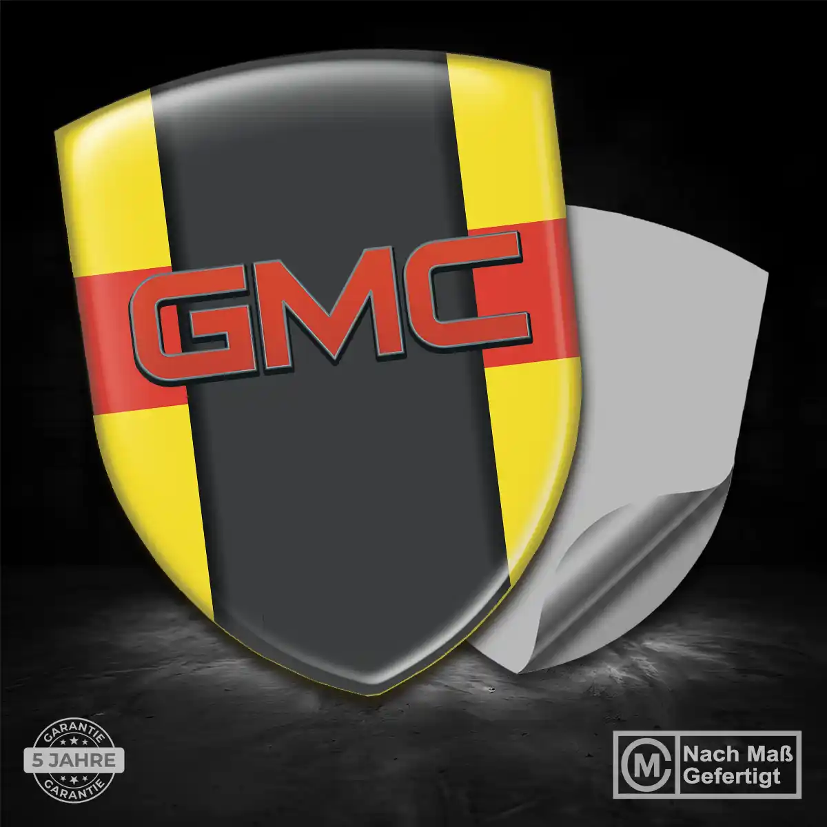 GMC Aufkleber Embleme Silikon Tuningfahrzeug