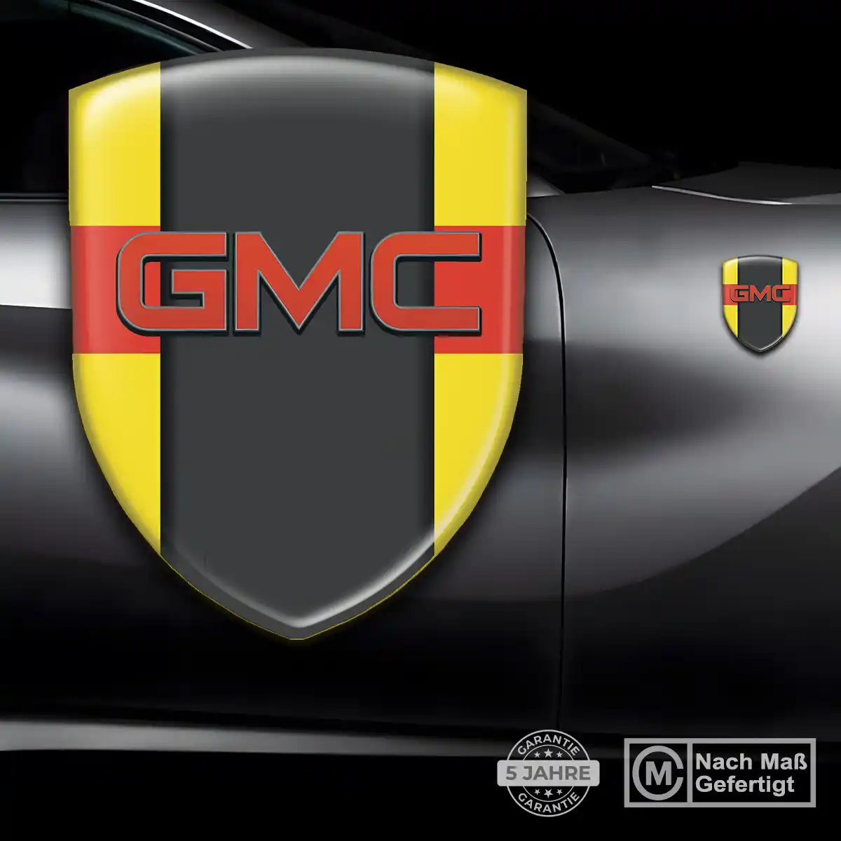GMC Aufkleber Embleme Silikon Tuningfahrzeug