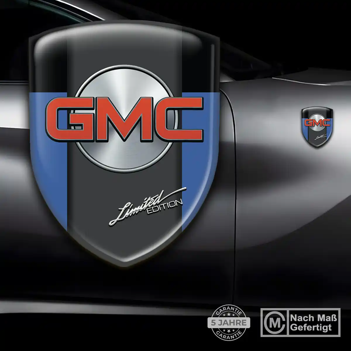 GMC Aufkleber Interieurdesign
