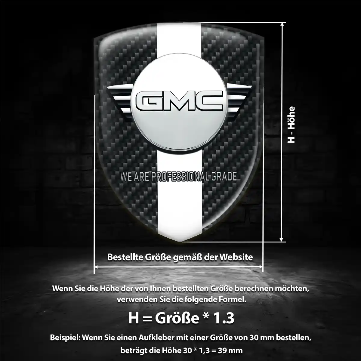 GMC Aufkleber Limitierte Auflage