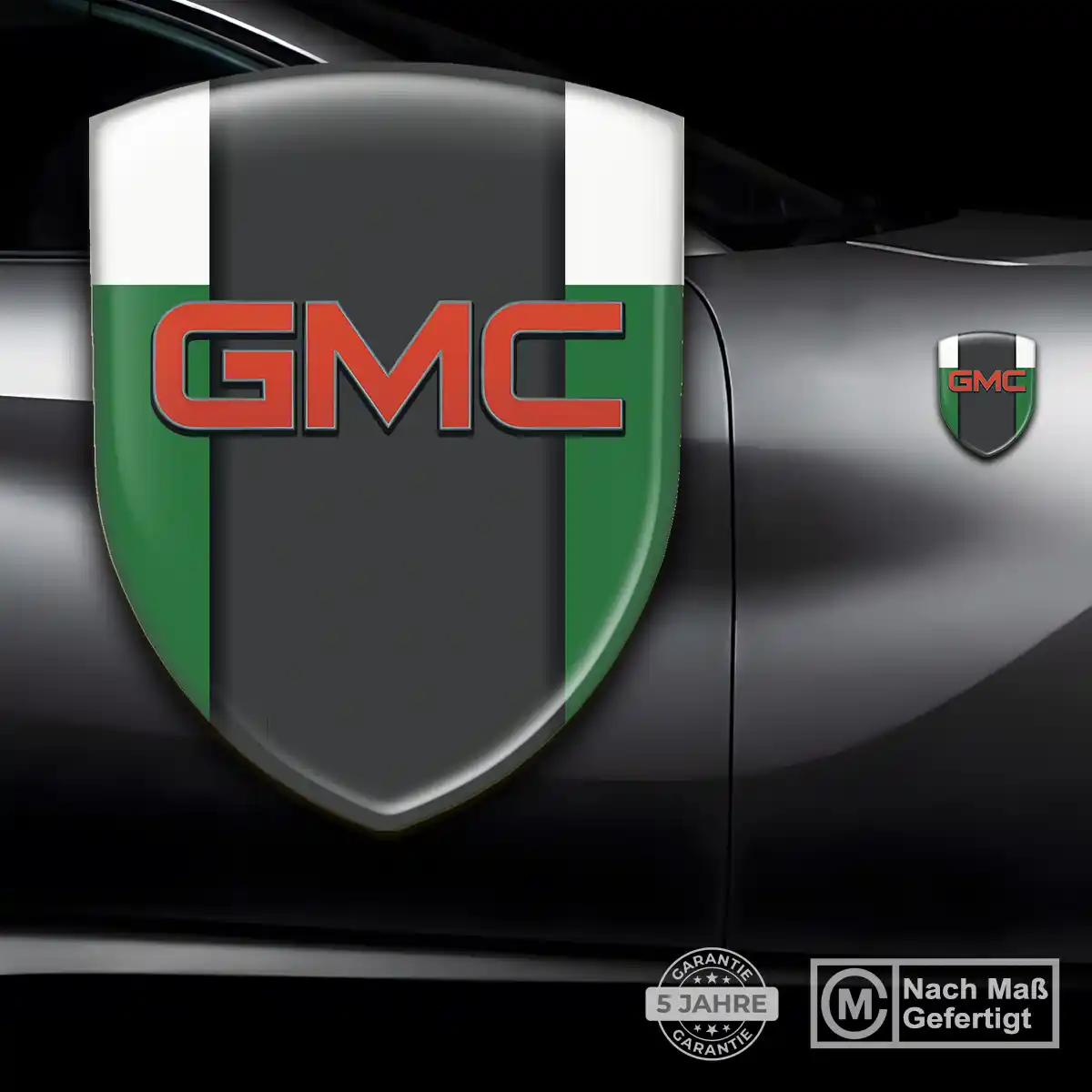 GMC Aufkleber Silikon Embleme Auto Limitierte Auflage