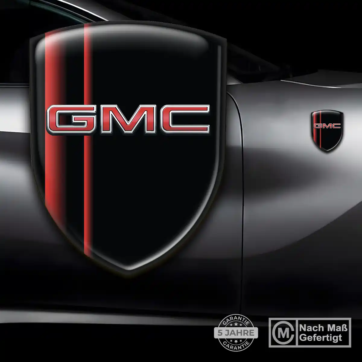GMC Aufkleber Silikon Embleme Auto Premium-Edition