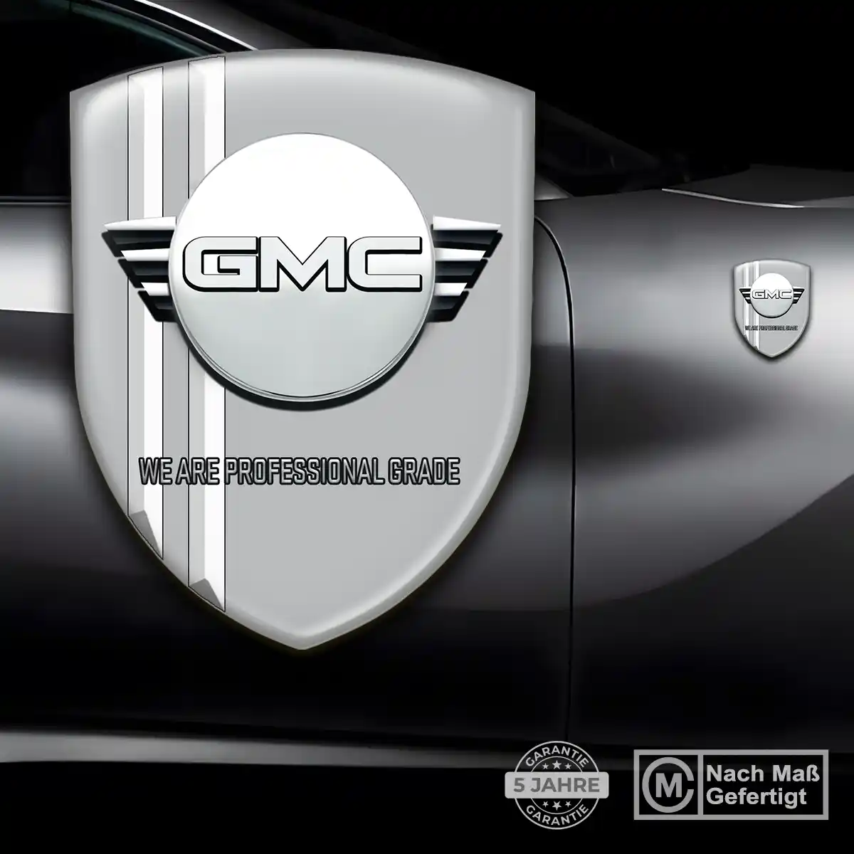 GMC Aufkleber Silikon Embleme Auto Tuningfahrzeug