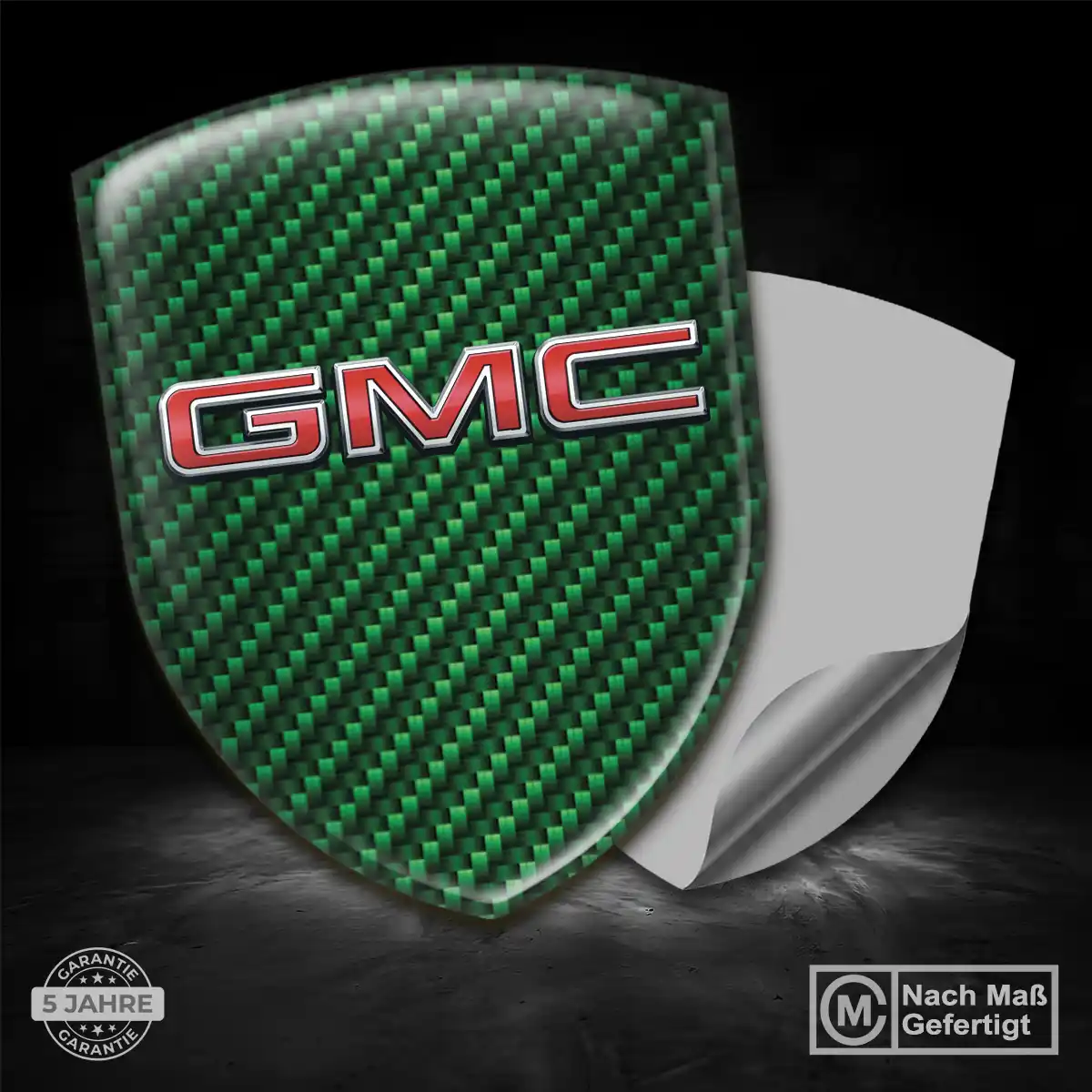 GMC Aufkleber Silikon Embleme Exterieurdesign