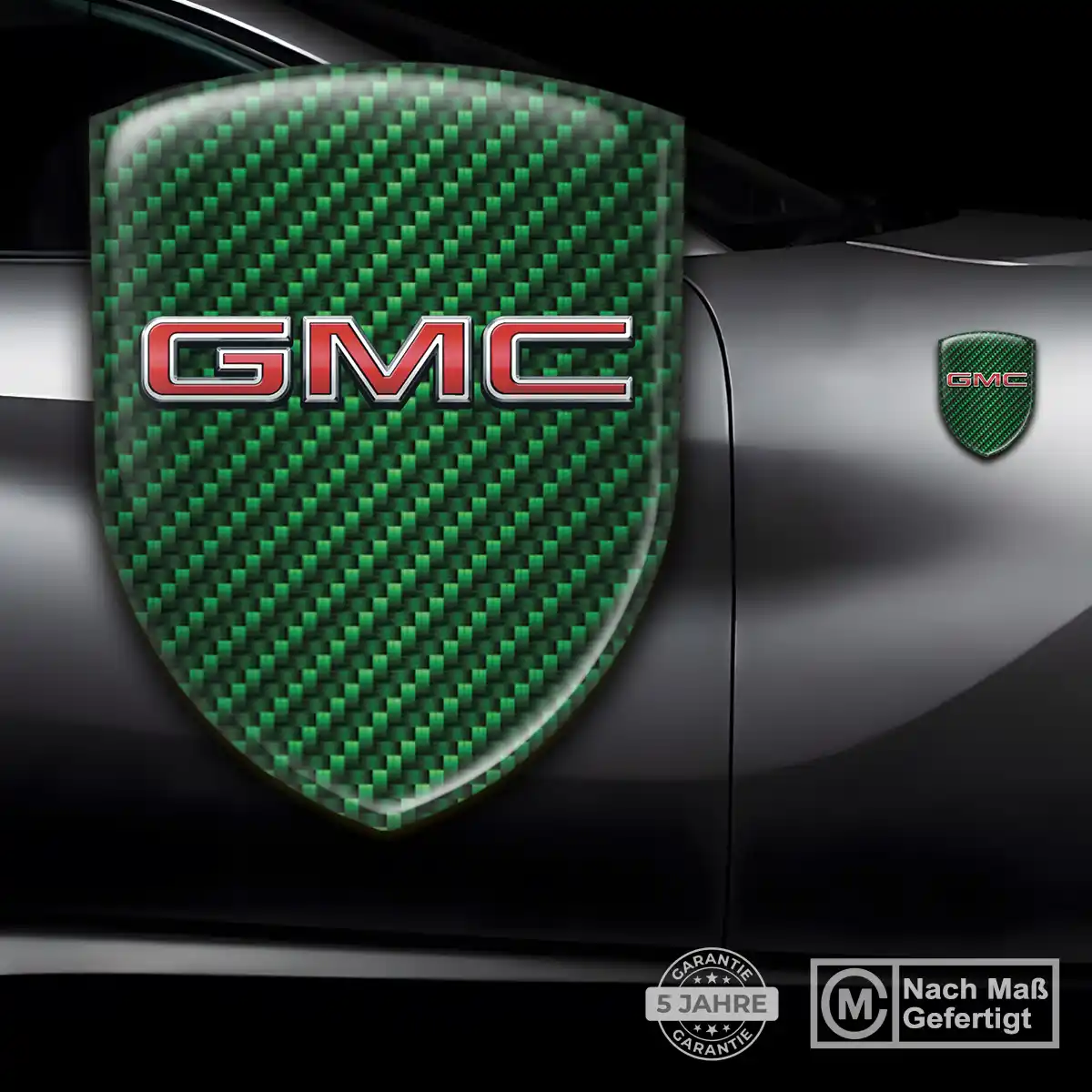 GMC Aufkleber Silikon Embleme Exterieurdesign