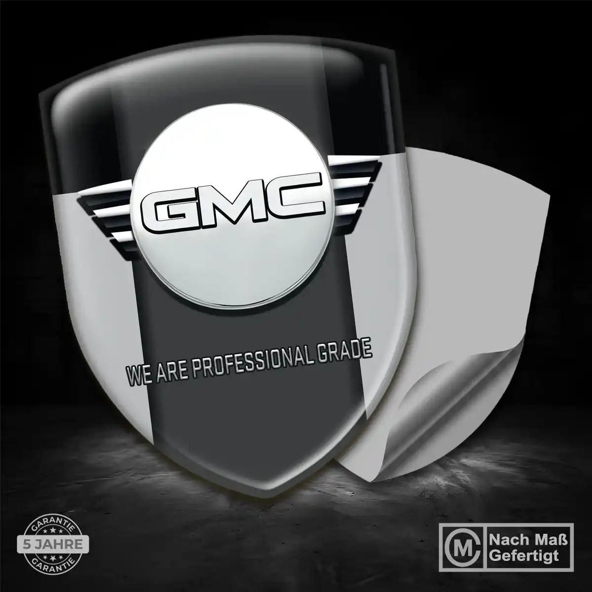 GMC Aufkleber Silikon Embleme Interieurdesign